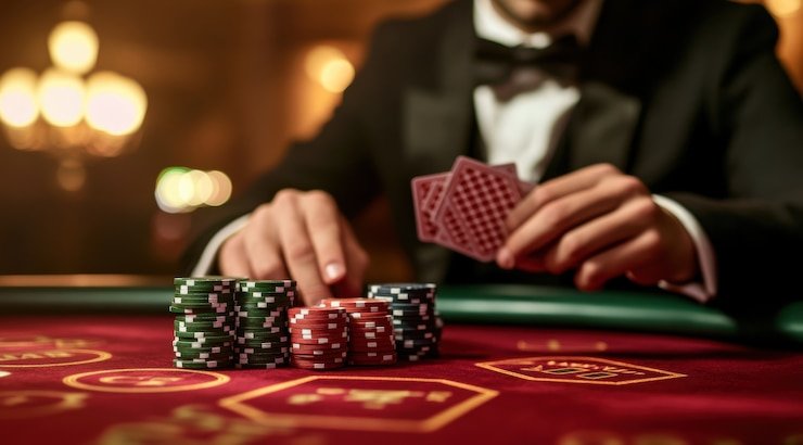 sio2 togel mobile app displaying live blackjack table on Android device